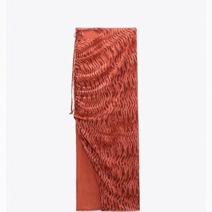 Zara Printed Tulle Skirt XS